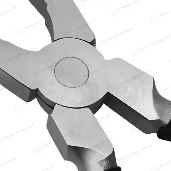 Leaf Masher Plier 6″ with PVC Grip for Glass Work - surgical instruments manufactured by Waqar International, Sialkot - view 6