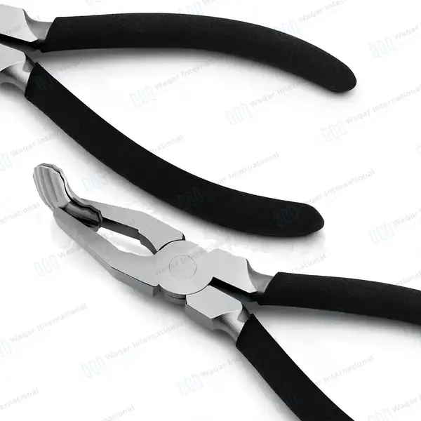 Leaf Masher Plier 6″ with PVC Grip for Glass Work - surgical instruments manufactured by Waqar International, Sialkot - view 8