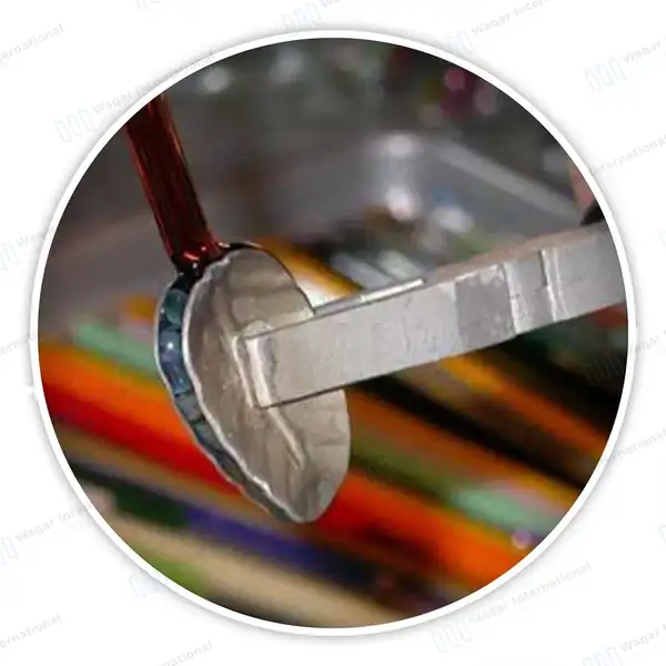 Leaf Masher Plier 6″ with PVC Grip for Glass Work - surgical instruments manufactured by Waqar International, Sialkot - view 9