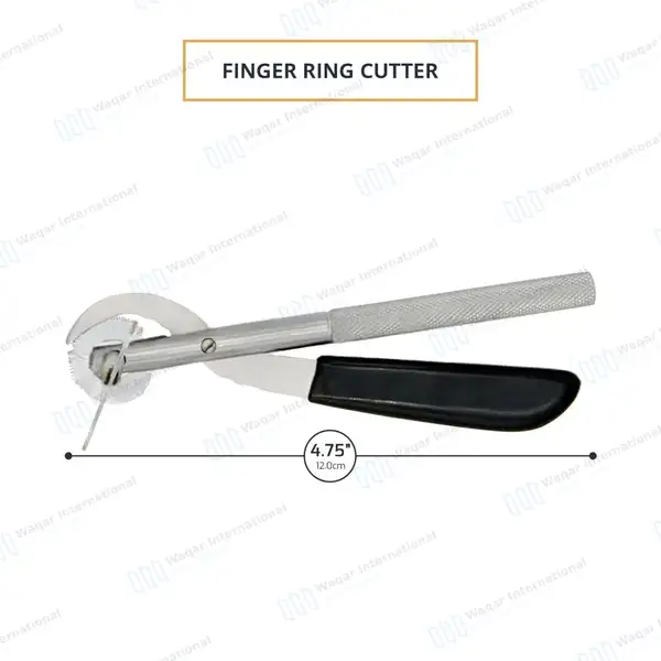 Micro Finger Ring Cutter 4.75″ with Saw Blade - surgical instruments manufactured by Waqar International, Sialkot - view 3