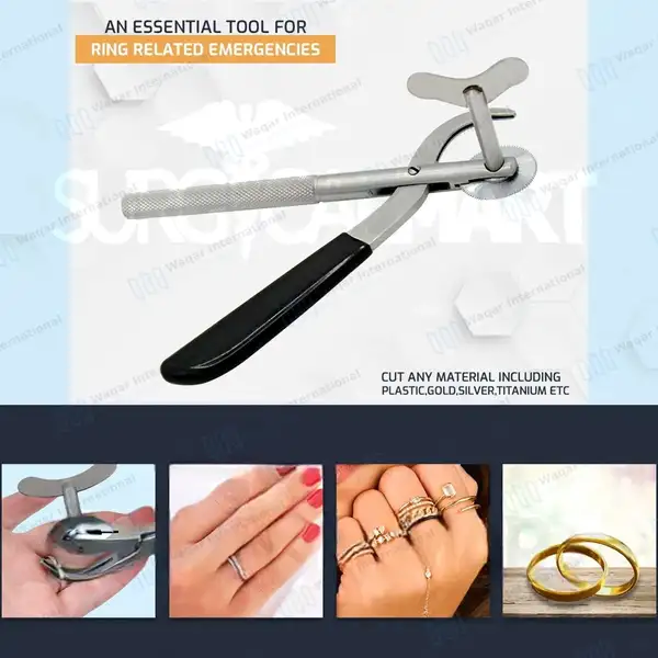 5 Pcs Micro Finger Ring Cutter 4.75″ with Saw Blade - surgical instruments manufactured by Waqar International, Sialkot - view 9
