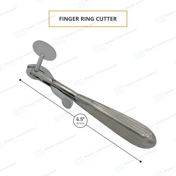 Finger Ring Cutter 6.5″ with Saw Blade Hollow Handle - surgical instruments manufactured by Waqar International, Sialkot - view 3