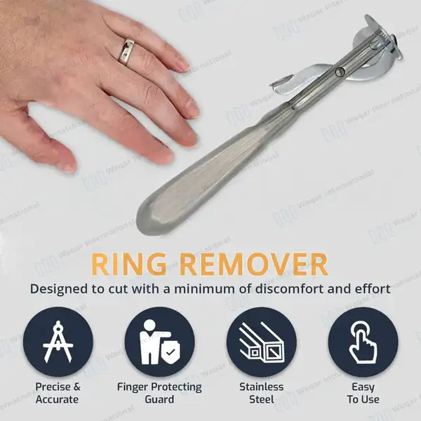 Finger Ring Cutter 6.5″ with Saw Blade Hollow Handle - surgical instruments manufactured by Waqar International, Sialkot - view 9
