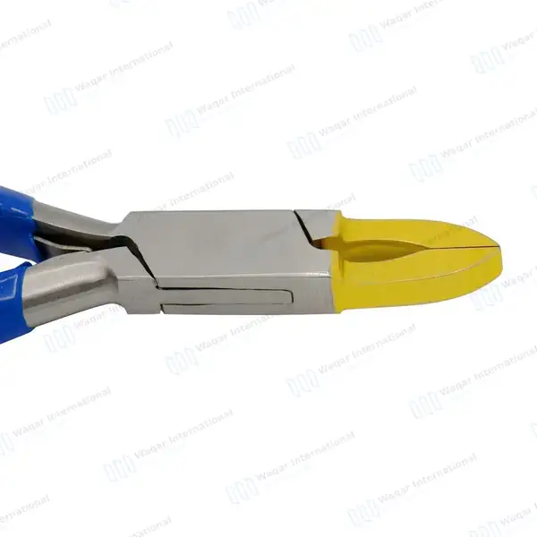 Ring Closing Plier 5.5″ Gold Jaws with Grip Handle - body piercing instruments manufactured by Waqar International, Sialkot - view 6