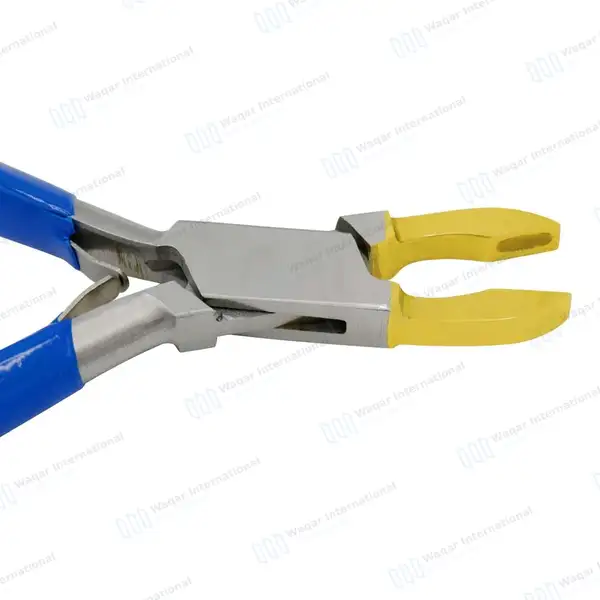 Ring Closing Plier 5.5″ Gold Jaws with Grip Handle - body piercing instruments manufactured by Waqar International, Sialkot - view 7