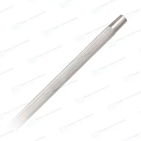 Knife Sharpening Steel 8″ Black Handle - surgical instruments manufactured by Waqar International, Sialkot - view 3