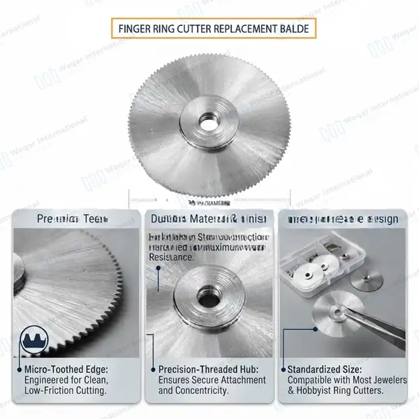 Finger Ring Cutter Replacement Blade – Large - surgical instruments manufactured by Waqar International, Sialkot - view 3