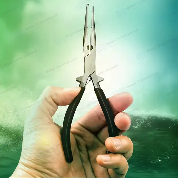 5 Pcs Fisherman Fishing Plier Set 8.5″ Fish Hook Remover Split Ring Plier - surgical instruments manufactured by Waqar International, Sialkot - view 7