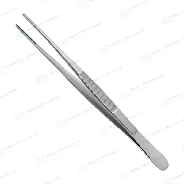 DeBakey Atraumatic Tissue Forceps 10″ 3.5mm Tip - surgical instruments manufactured by Waqar International, Sialkot - view 2