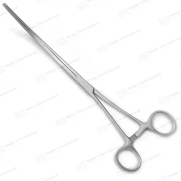 Doyen Intestinal Forceps 9″ Curved - surgical instruments manufactured by Waqar International, Sialkot - view 2