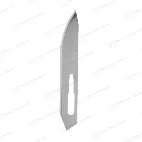 Pack of 50 Scalpel Blades #60 Autopsy Post Mortem Surgical Blade - surgical instruments manufactured by Waqar International, Sialkot - view 2