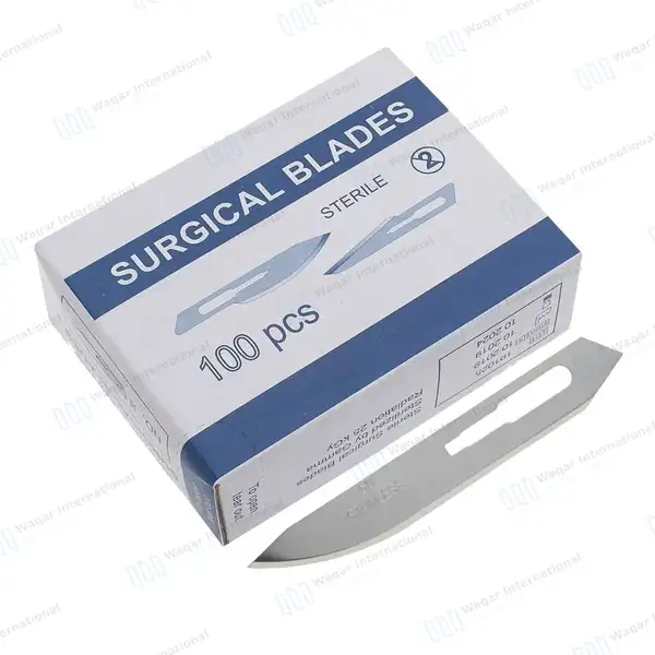 Pack of 100 Scalpel Blades #60 - surgical instruments manufactured by Waqar International, Sialkot - view 4