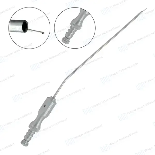 4 Frazier Suction Tubes 10FR (3.33mm) Tip 7.6″ Aspirator Instrument - surgical instruments manufactured by Waqar International, Sialkot - view 2
