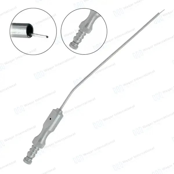4 Frazier Suction Tubes 11FR (3.67mm) Tip 7.6″ Aspirator Instrument - surgical instruments manufactured by Waqar International, Sialkot - view 2