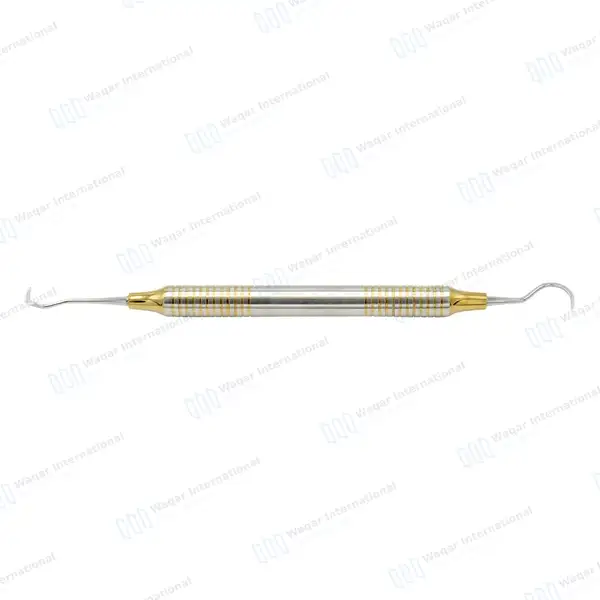 10 Dental Sickle Scaler Anterior Towner Jacquette U15-33 Double Ended - surgical instruments manufactured by Waqar International, Sialkot - view 4
