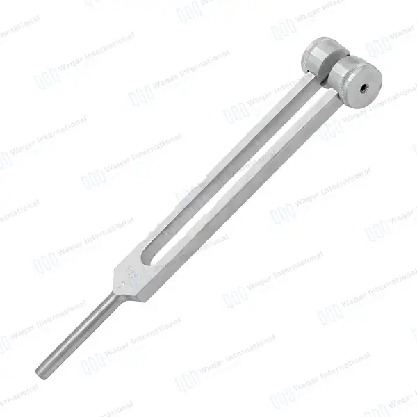 Tuning Fork C-128 with Weight - surgical instruments manufactured by Waqar International, Sialkot - view 6