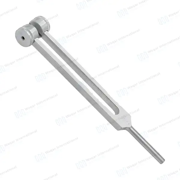 Tuning Fork C-128 with Weight - surgical instruments manufactured by Waqar International, Sialkot - view 7
