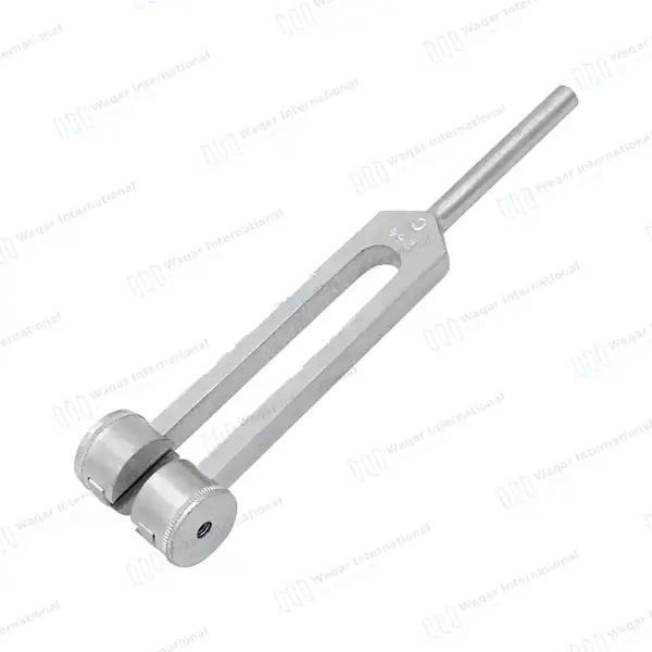 Tuning Fork C-256 with Weight - surgical instruments manufactured by Waqar International, Sialkot - view 6