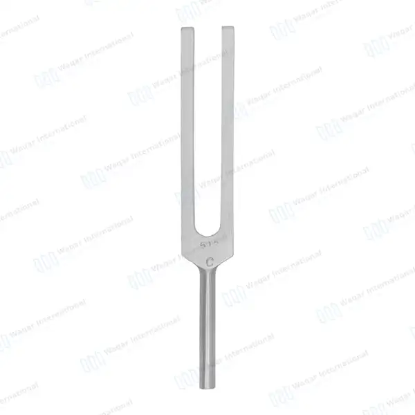 Tuning Fork C512 – Unweighted - surgical instruments manufactured by Waqar International, Sialkot - view 2