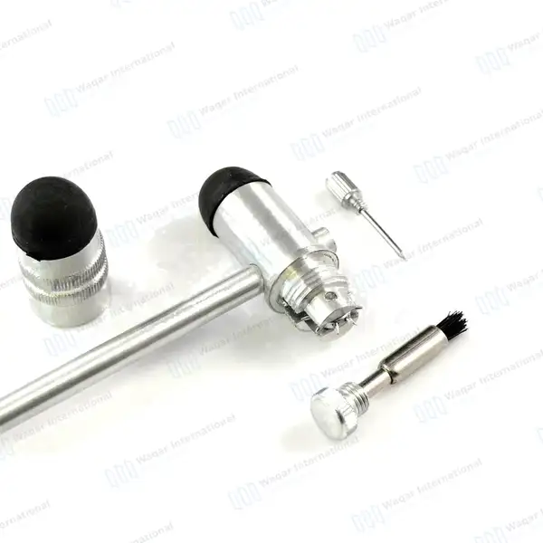 5 in 1 Tuning Fork C128 with Buck Hammer Diagnostic Set - surgical instruments manufactured by Waqar International, Sialkot - view 3