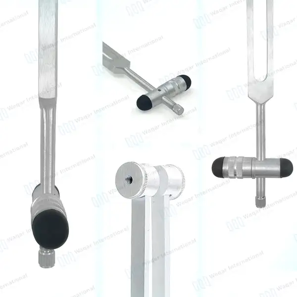 5 in 1 Tuning Fork C128 with Buck Hammer Diagnostic Set - surgical instruments manufactured by Waqar International, Sialkot - view 5