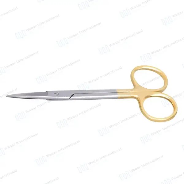 2 TC Iris Scissors Set 4.5″ Straight & Curved - surgical instruments manufactured by Waqar International, Sialkot - view 7
