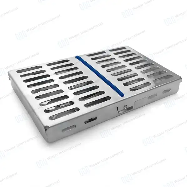 5 Pcs TC Castroviejo Micro Surgery Set with Sterilization Box Cassette - surgical instruments manufactured by Waqar International, Sialkot - view 13