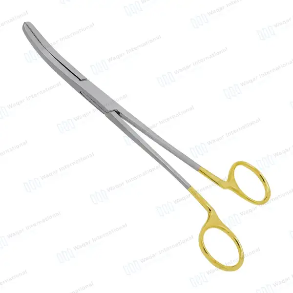 3 Pcs T/C Wynman Crown Remover Gripper Forceps 7″ Curved Serrated Tips - dental instruments manufactured by Waqar International, Sialkot - view 2