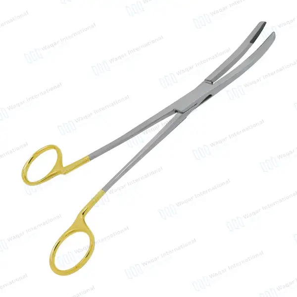 12 Pcs T/C Wynman Crown Remover Gripper Forceps 7″ Curved Serrated Tips - dental instruments manufactured by Waqar International, Sialkot - view 7