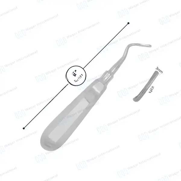 Apical Elevator #303 – Right - dental instruments manufactured by Waqar International, Sialkot - view 3