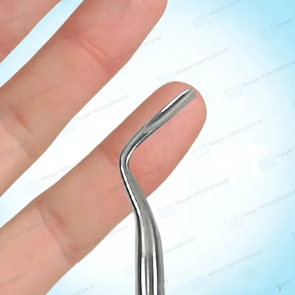 2 Apical Elevator #302 Left Angled 3mm Tip - dental instruments manufactured by Waqar International, Sialkot - view 2