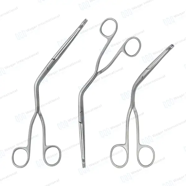 3 Pcs Magill Catheter Forceps Set 6″, 8″ & 10″ - surgical instruments manufactured by Waqar International, Sialkot - view 5