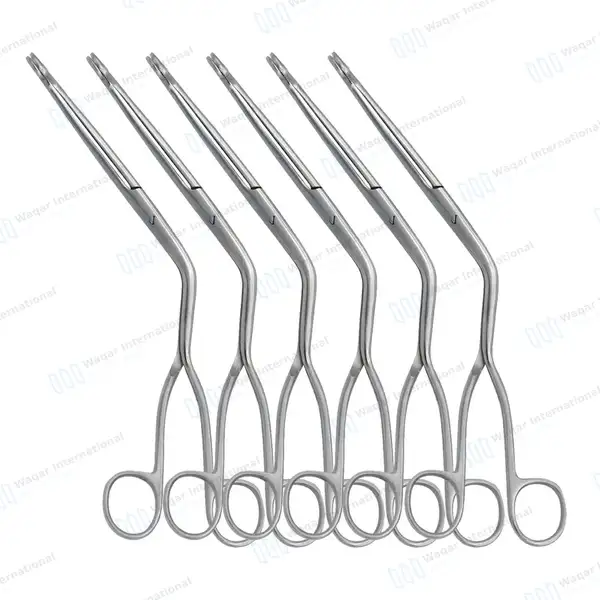 6 Pcs Magill Catheter Forceps Set 10″ (25.4cm) – Adult - surgical instruments manufactured by Waqar International, Sialkot - view 2