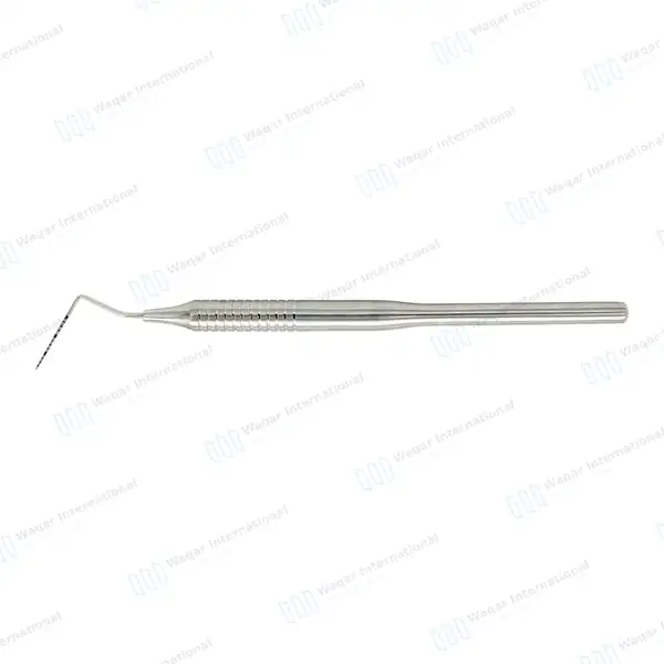 3 Periodontal Probe CP15 UNC Color Coded Markings Single Ended - surgical instruments manufactured by Waqar International, Sialkot - view 4