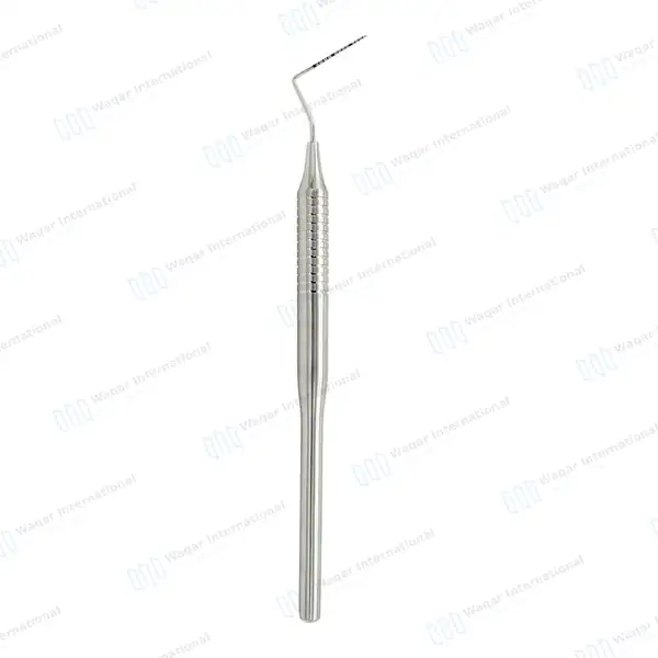 5 Periodontal Probe CP15 UNC Color Coded Markings Single Ended - surgical instruments manufactured by Waqar International, Sialkot - view 3