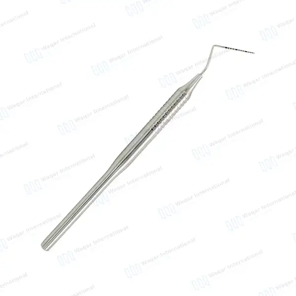 5 Periodontal Probe CP15 UNC Color Coded Markings Single Ended - surgical instruments manufactured by Waqar International, Sialkot - view 5
