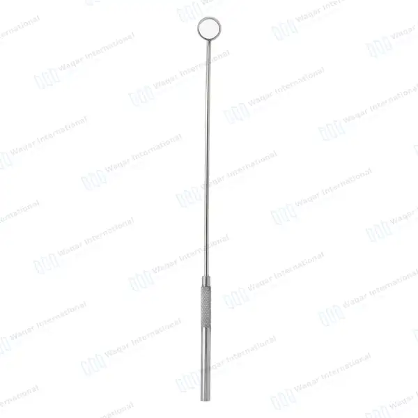 Laryngeal Mirror with Handle #00 - surgical instruments manufactured by Waqar International, Sialkot - view 5