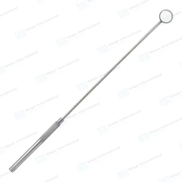 Laryngeal Mirror with Handle #00 - surgical instruments manufactured by Waqar International, Sialkot - view 6