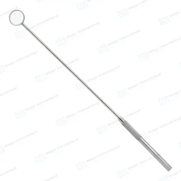 Laryngeal Mirror with Handle #0 - surgical instruments manufactured by Waqar International, Sialkot - view 5