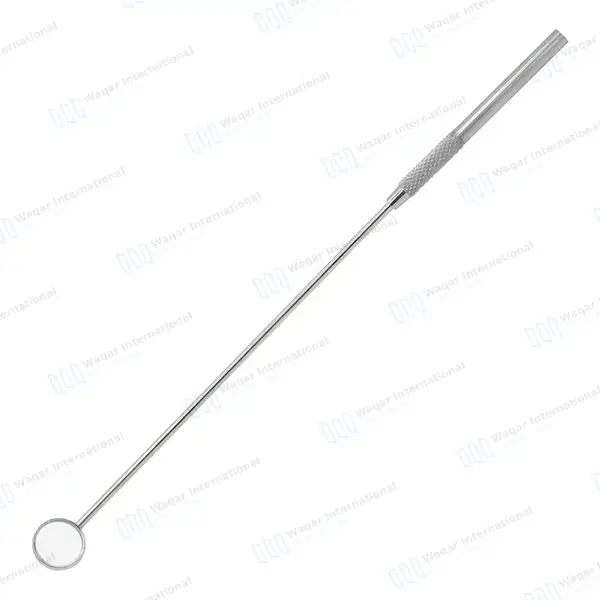 Laryngeal Mirror with Handle #0 - surgical instruments manufactured by Waqar International, Sialkot - view 7