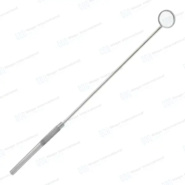 Laryngeal Mirror with Handle #1 - surgical instruments manufactured by Waqar International, Sialkot - view 5