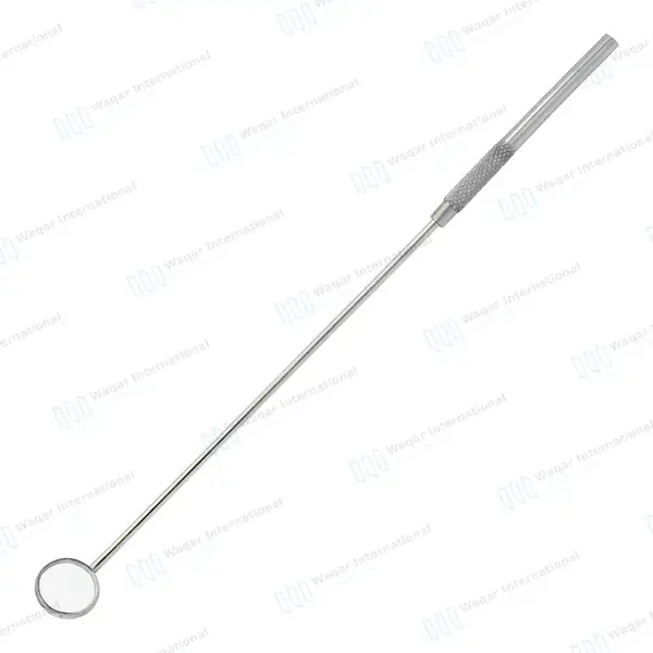 Laryngeal Mirror with Handle #1 - surgical instruments manufactured by Waqar International, Sialkot - view 6