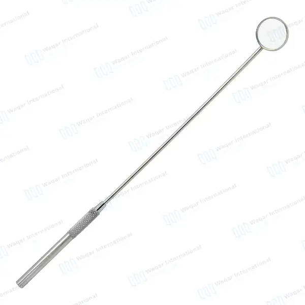 Laryngeal Mirror with Handle #2 - surgical instruments manufactured by Waqar International, Sialkot - view 5