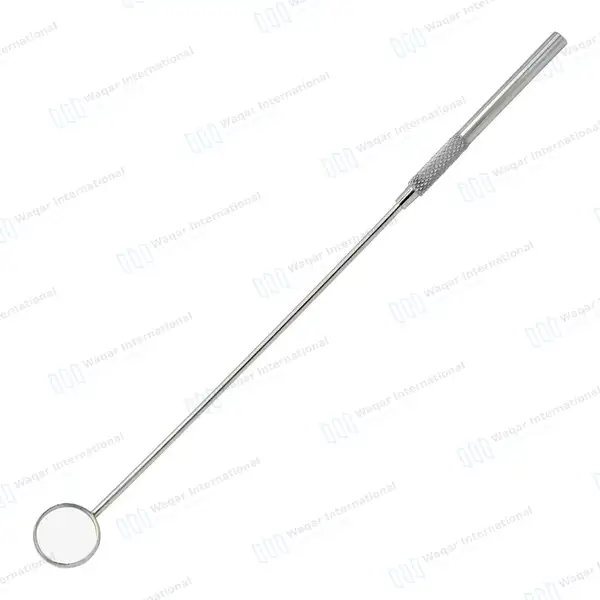 Laryngeal Mirror with Handle #2 - surgical instruments manufactured by Waqar International, Sialkot - view 6