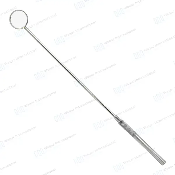 Laryngeal Mirror with Handle #2 - surgical instruments manufactured by Waqar International, Sialkot - view 7