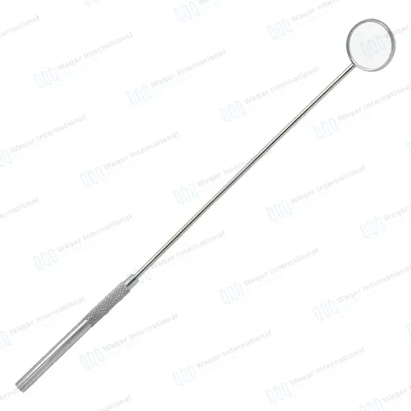 Laryngeal Mirror with Handle #3 - surgical instruments manufactured by Waqar International, Sialkot - view 5