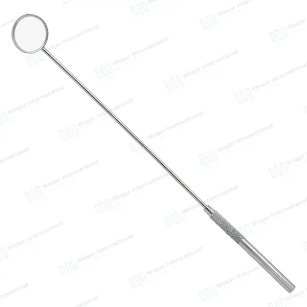 Laryngeal Mirror with Handle #3 - surgical instruments manufactured by Waqar International, Sialkot - view 7