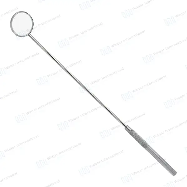 Laryngeal Mirror with Handle #4 - surgical instruments manufactured by Waqar International, Sialkot - view 7