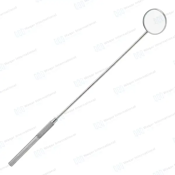 Laryngeal Mirror with Handle #5 - surgical instruments manufactured by Waqar International, Sialkot - view 5