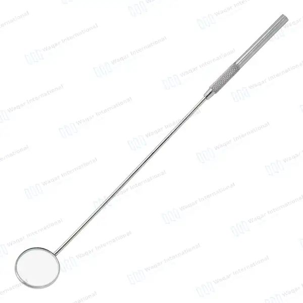 Laryngeal Mirror with Handle #5 - surgical instruments manufactured by Waqar International, Sialkot - view 6